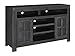 Signature Design by Ashley Gavelston Rustic TV Stand with Fireplace Option, Fits TVs up to 58