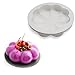 JOHO Mousse Cake Mold 8 Petals Shaped For Halloween Christmas Desserts , DIY Kitchen Baking Tools,Silicone ,Non Stick ,1-Cavity , Set of 1