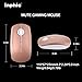 Wireless Mouse, Inphic Slim Silent Click Rechargeable 2.4G Wireless Mice 1600DPI Mini Optical Portable Travel Cordless Mouse with USB Receiver for PC Laptop Computer Mac MacBook
