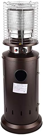 パティオヒーター ステンレス鋼床置きパティオガスストーブ家庭用屋外暖房ストーブ商業用液化ガス 天然ガスローストストーブ 沸騰水機能付き