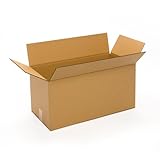 Pratt PRA0127 Recycled Corrugated Cardboard Single Wall Standard Box with C Flute, 24