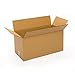 Pratt PRA0127 Recycled Corrugated Cardboard Single Wall Standard Box with C Flute, 24