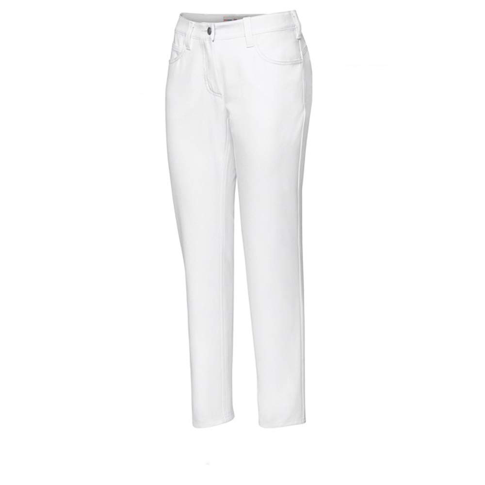 BP 1757-311-0021-26/32 7/8 Women's Slim Fit Jeans, Stretch Fabric, 270.00 g/m² Fabric Blend with Stretch, White, 26/32