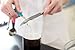 Magikuchen Stainless Steel Set of 5 Measuring Spoons - engraved US and Metric Sizes with Free Egg Separator perfectly used for Cooking and Baking!