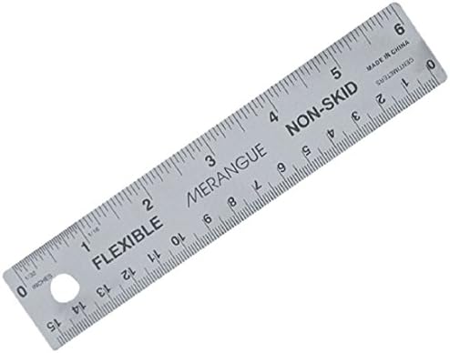 Merangue 6-Inch/15cm Stainless Steel Ruler (1013-5201-00-000)