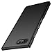BlackBerry KEY2 Case, Almiao [Thin Fit] Minimalist Slim Protective Phone Case Back Cover for BlackBerry KEY2 (Smooth Black)