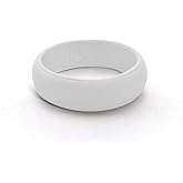 AERA Silicone Wedding Ring Band for Women - Thin, Breathable, Classic Design Rubber Ring (Size 4-9)