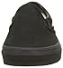 Vans Men's VANS CLASSIC SLIP-ON SKATE SHOES Men 9 Women 10.5 (BLACK/BLACK)
