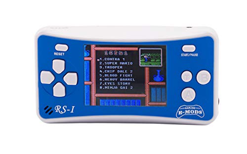 Hisonders 8-Bit Retro Portable Video Game Player for Kids, Handheld Console Built in 162 Games (Blue) Hisonders 8-Bit Retro Portable Video Game Player for Kids, Handheld Console Built in 162 Games (Blue)