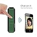 PAXCESS Portable Outdoor and Shower Bluetooth Speaker, Durable Wireless Waterproof Speakers Hands-Free with Built-In Microphone Dust and Shock Resistant (Army Green)