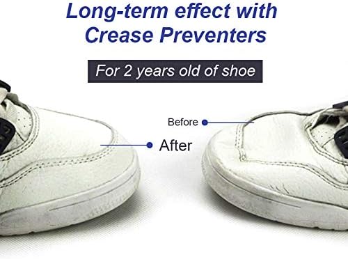 CuteHome Women's Shoe Shields Sneaker Toebox Protectors Against Creases, White, Women's 3-6.5, Uk 3-6.5, Eu(35-39) - Image 4