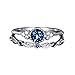 MEZETIHE Women Ladies Fashion Double Layer Rhinestone Ring Luxury Stone Crystal Knuckle Ring Rings