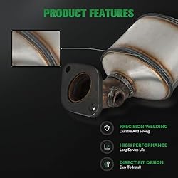 SCITOO 16870 16871 2PCS Catalytic Converter Fit For