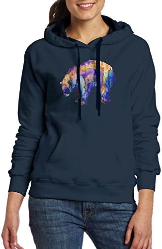 Bear colorful Womens Hoodie Pullover Hoodies