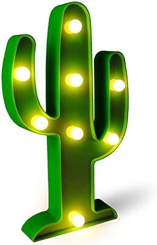 Cactus Marquee Light,Mingzheda Baby/Children Bedroom Decoration Cactus Light Cactus Lamp Party LED Night Light for Kids,Birthday Gift,Wedding,Bedroom Decoration Lights