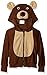 RG Costumes 40575-S Funsies' Bailey Bear Hoodie, Child Small/Size 4-6, Brown