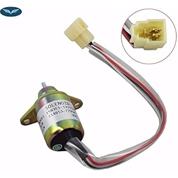 1503ES-12A5SUC9SCC28 Shutoff Solenoid Valve For Kubota V2203-DI - Foto 9