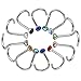 Hosaire 30pcs/set Stainless Steel Nose Ring Nose Stud Body Piercing Jewelry