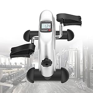 Arm Leg Pedal Exerciser, Mini Exercise Bike Step Machine Portable Home Pedal Fitness Equipment Mini Pedal Exerciser Bike…