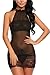 Avidlove Women Lingerie Set Lace Babydoll Mesh Chemise Halter Teddy Sexy Nightie