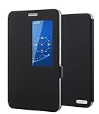 Tip-top Huawei Honor X2 PU Leather Case ,Window View Flip Stand Protective Cover for Huawei Mediapad Honor X2 7.0inch(Black)