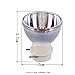 EWOS Projector Lamp Replacement Bare Bulb for Optoma Projectors Bulb HD141X HD26 GT1080 W316 DH1009 H182X S316 X316