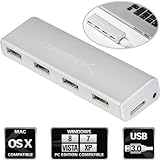 4-Port Aluminum USB 3.0 Hub for Mac&reg;