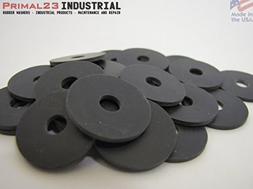 (25 Pack) Endeavor Series Neoprene Rubber Washers - 1" OD x 1/4" ID x 1/16" Thickness - 60 Duro Primal23 Industrial Endeavor Series Rubber Washers