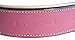 Soft Touch Collars Raspberry Pink Leather Padded Dog Collar, for Large Female Dogs, Made with Genuine Real Leather, 24