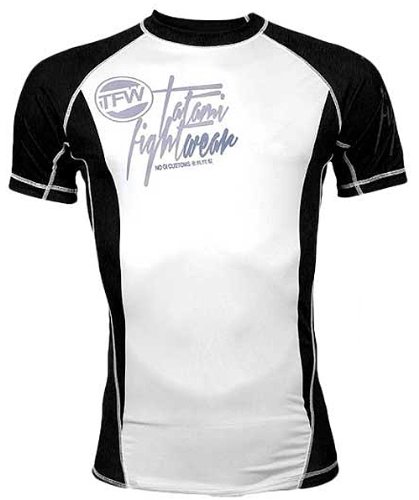 Tatami Fightwear IBJJF Rank Short Sleeve MMA Rashguard - Black