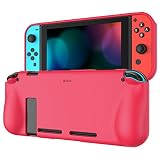 JETech Protective Case for Nintendo Switch 2017, Grip Cover with Shock-Absorption and Anti-Scratch Design (Plum)