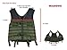 Maddog Tactical MOLLE Modular Utility Vest with Breathable Mesh Liner and Heavy Duty Zipper - Adjustable Sizing - Black