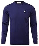 Mens Pullover Sweaters Long Sleeve Fashion Knit Cotton Regular Fit