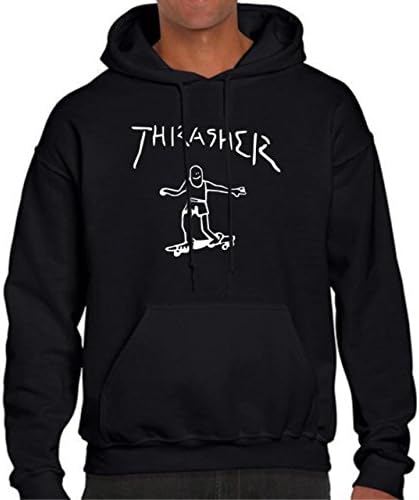 Timzhi Trade Mens &amp; Womens Thrasher Skateboard Hoodies O Neck Streetwear Clothes XL