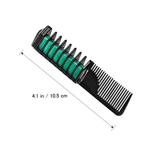 Hair Chalk, ETEREAUTY Hair Chalk Color Comb Temporary Hair Color Cream Non-toxic Washable with Shawl for Kids Party and Cosplay, Hair Chalk Pens Works on All Hair Colors (8 Colors)