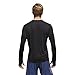 adidas Men's Running Response Long Sleeve Tee, Black, Large
