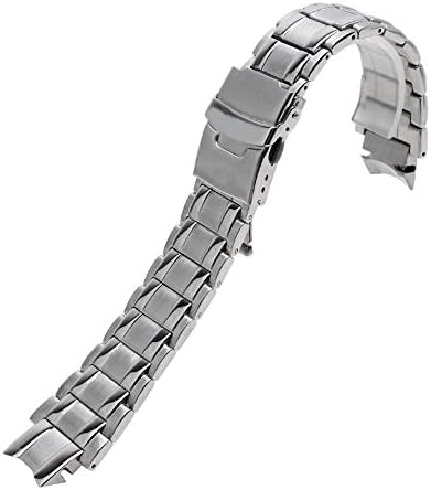 Zhuolei Stainless Steel Watch Band Strap Generic for Casio EF-550D