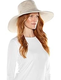 Coolibar UPF 50+ Sombrero reversible de playa para mujer - Protector solar