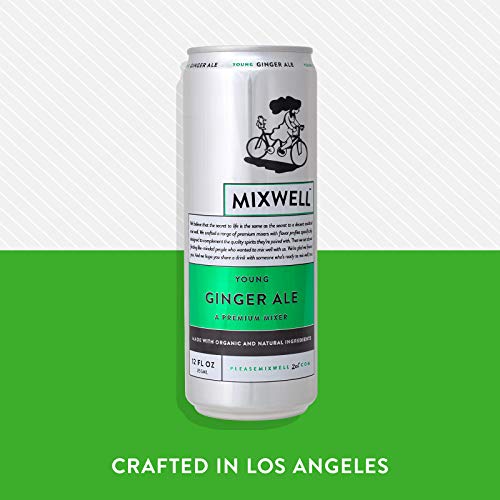 Mixwell Young Ginger Ale Premium Mixer for Drinks Made with Organic