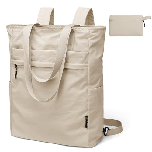 GOLF SUPAGS Foldable Backpack Convertible 2 in 1 Daypack Casual Travel Bag Woman Man Backpack Multifunction Work College Leisure Travel