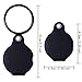 Elcoho 6 Pack 10X Mini Magnifying Glass Folding Pocket Magnifier with Rotating Protective Holster Leather Pouch for Reading with Storage Bag