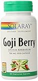 Solaray Goji Berry Capsules, 700 mg, 60 Count