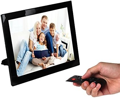 Digital Picture Frame 8 inch Digital Photo Frame Electronic Pictures Frame Photos Slideshow Videos Player, HD Panel 1024x768 Hi-Res TFT LED Screen, 4GB Internal Memory & Remote Control (Black)