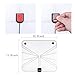 WAAO HDTV Indoor Antenna- 50 Miles Digital Long Range TV HD Antenna With Amplifier Signal Booster Upgraded Version-10ft Coax Cable(clear)