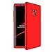 ATRAING Galaxy Note 9 Case, Slim Fit Hard PC Phone Case 3 in 1 Ultra-Thin Velvet Touch Fingerprint-Proof Cover for Samsung Galaxy Note 9(Red)