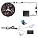 LED Strip Lights Battery Powered,USB Operated 2 in 1,party waterproof RGB Led Lights Strip, Flexible Led Strip Rope Lights with RF, Color Changing Lights for TV Backlight (RGB 24keys-2M/6.6FT) by XYOP
