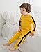 VAENAIT BABY Kids Boy Long Sleeve Cotton Sleepwear Pajamas 2pcs Set Kung Fu Yellow 3T/M