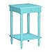 Convenience Concepts French Country End Table, Blue