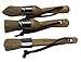 SKATAN 3 Style Chalk & Wax Brushes for Furniture Based Paints, Milk Paint，Artist - Waxing｜Professional Quality，Made of Natural Boar Hair