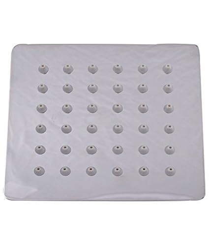 ZEYA Ultra Slim Square Stainless Steel Shower 4X4 over Head Shower Without Shower-Arm